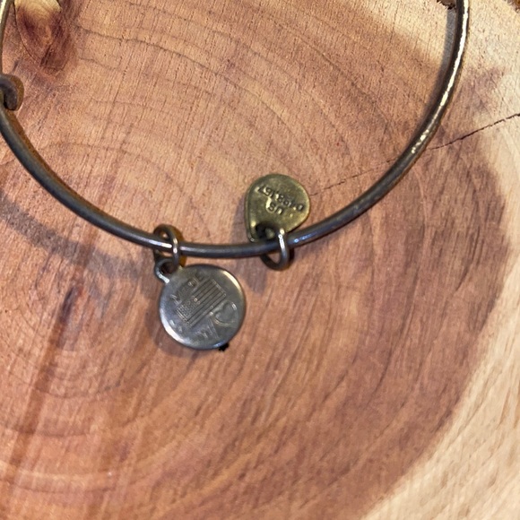 Alex and Ani Bracelet Cursive Letter T - Picture 5 of 6